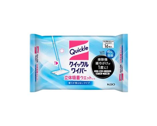 クイックルワイパー 立体吸着ウエットシート 16枚