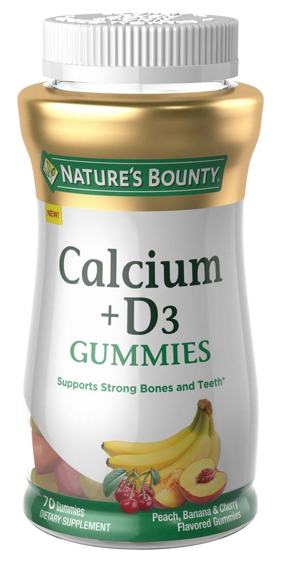 Nature's Bounty Calcium Gummies, 70 CT