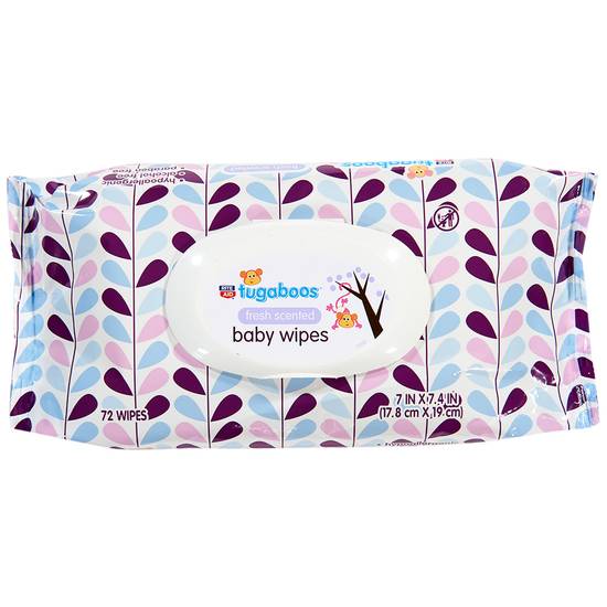 Tugaboos Baby Wipes Scented (72 ct)