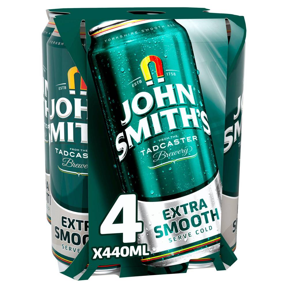 John Smith's Extra Smooth Ale Cans 4 x 440ml