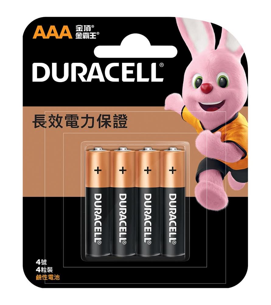 金頂 金霸王鹼性電池4號Aaa (4 入)