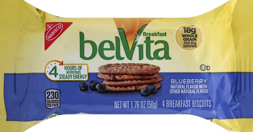 Belvita Blueberry Breakfast Biscuits (blueberry)