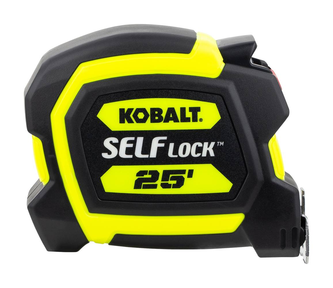 Kobalt Self Lock 25-ft Auto Lock Tape Measure | KBSL25HV