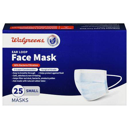 Walgreens 3-layer Construction Ear Loop Face Mask