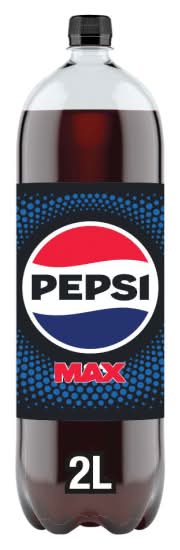 Pepsi Max Cola, No Sugar Soft Drink (2L)