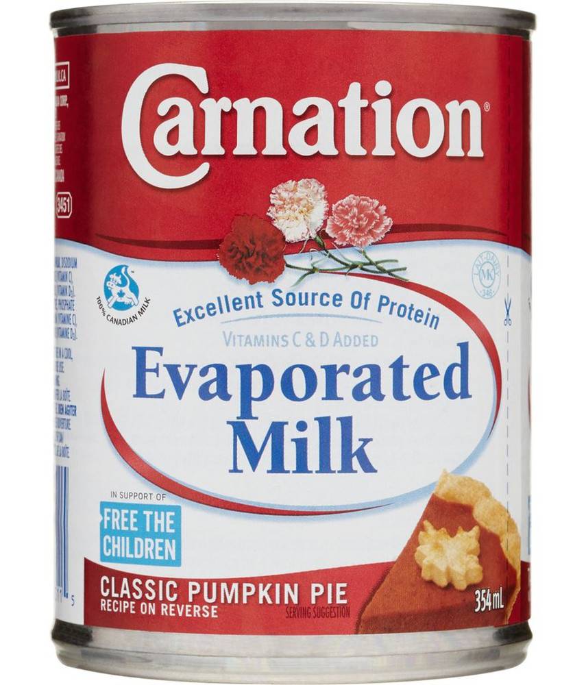 Carnation lait évaporé (354 ml) - evaporated milk (354 ml)