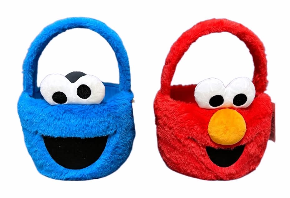 Sesame Street Themed Plush Basket