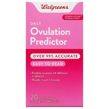 Walgreens Daily Ovulation Predictor Test Strips - 20.0 ea