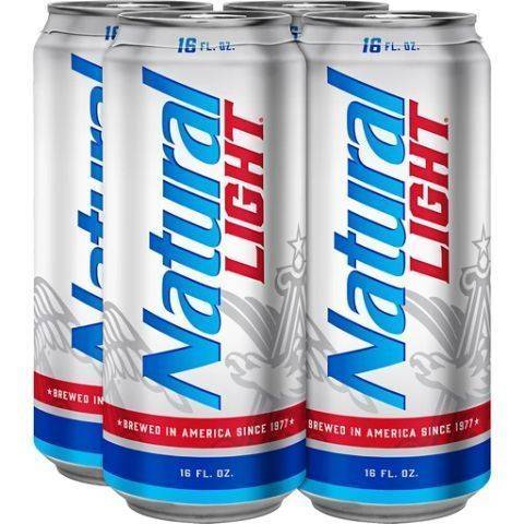 Natural Lite 4 Pack 16oz Can