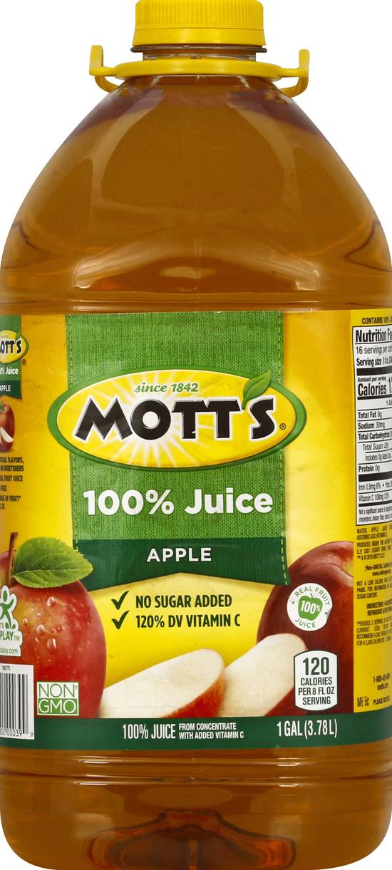 Mott's 100% Original Apple Juice - 6pk/8 Fl Oz Bottles : Target