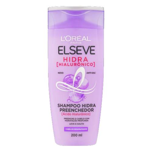 Shampoo Hidra Hialurónico Elvive L´oréal Paris 200ml - Masonline