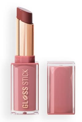 Makeup Revolution Pout Lip Gloss Stick, Creme Brulee Mauv (0.1 oz)