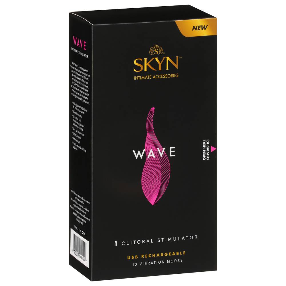 Skyn Wave Clitoral Stimulator, Pink