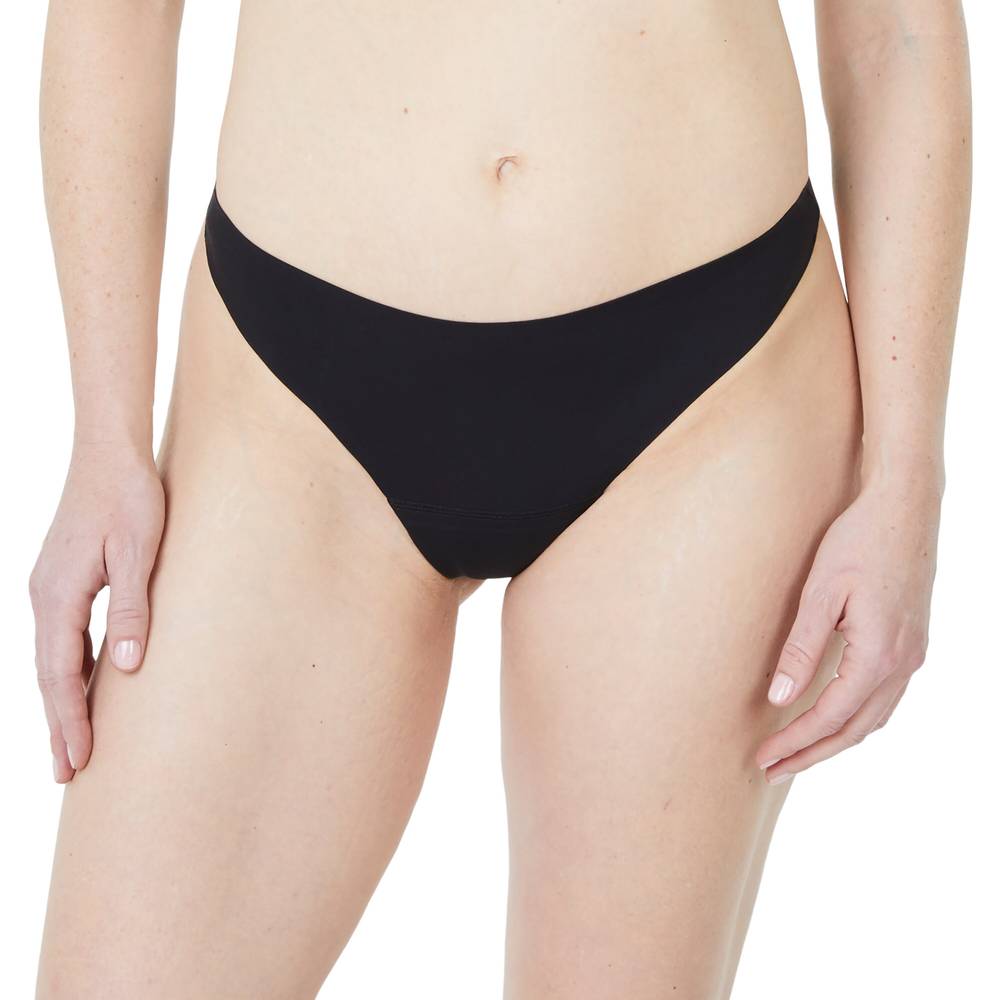 Unders by Proof Women's Period Underwear Light Absorbency Leak Resistant Thong, M/L
