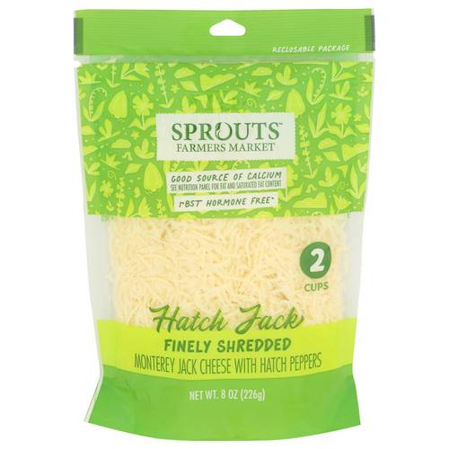 Sprouts Hatch Jack Fancy Shredded Cheese