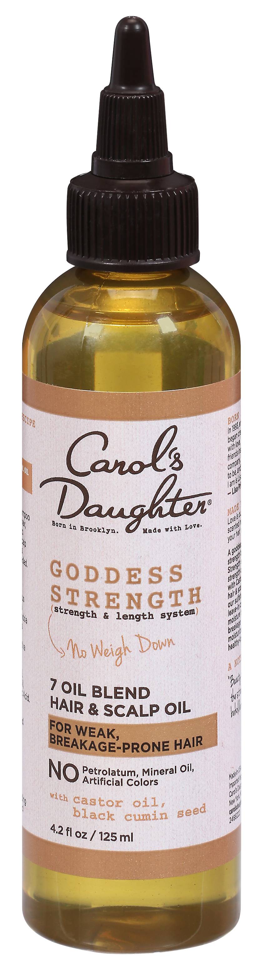 Carol's Daughter Goddess Strength 7 Oil Blend Hair & Scalp Oil (4.2 fl oz)