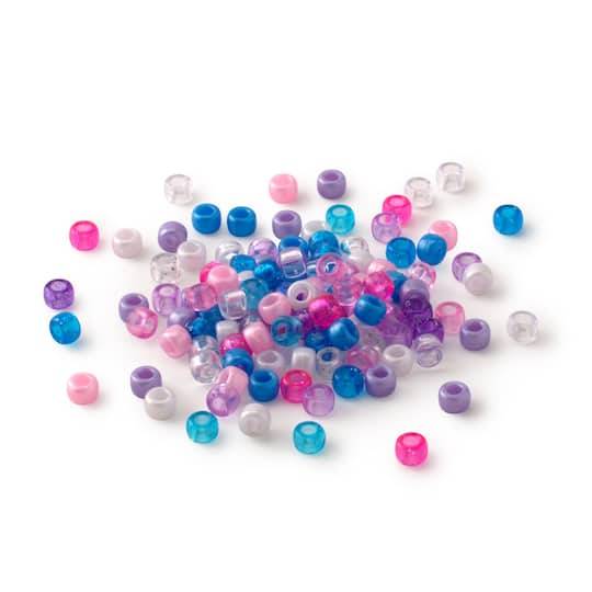 Multicolor Pony Beads By Creatology, 6Mm X 9Mm