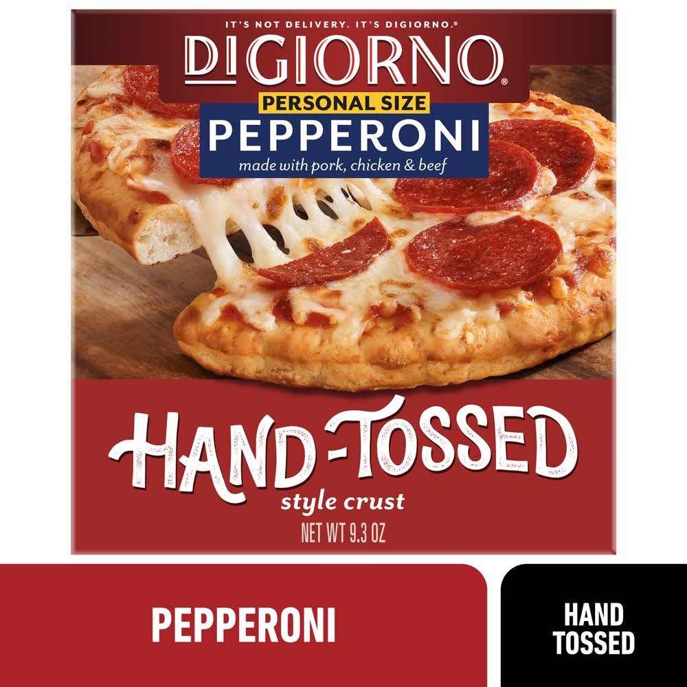 DiGiorno Hand-Tossed Style Crust Pepperoni Pizza Personal Size (9.3 oz)