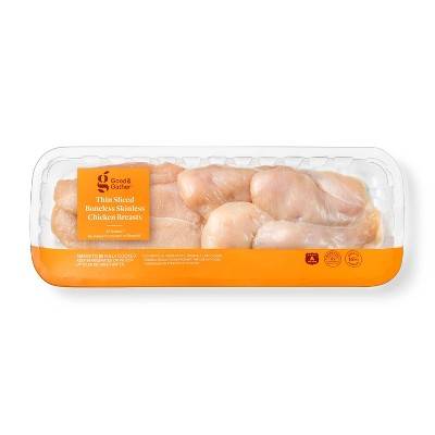 Thin Sliced Chicken - 1-3 lbs - price per lb - Good & Gather™