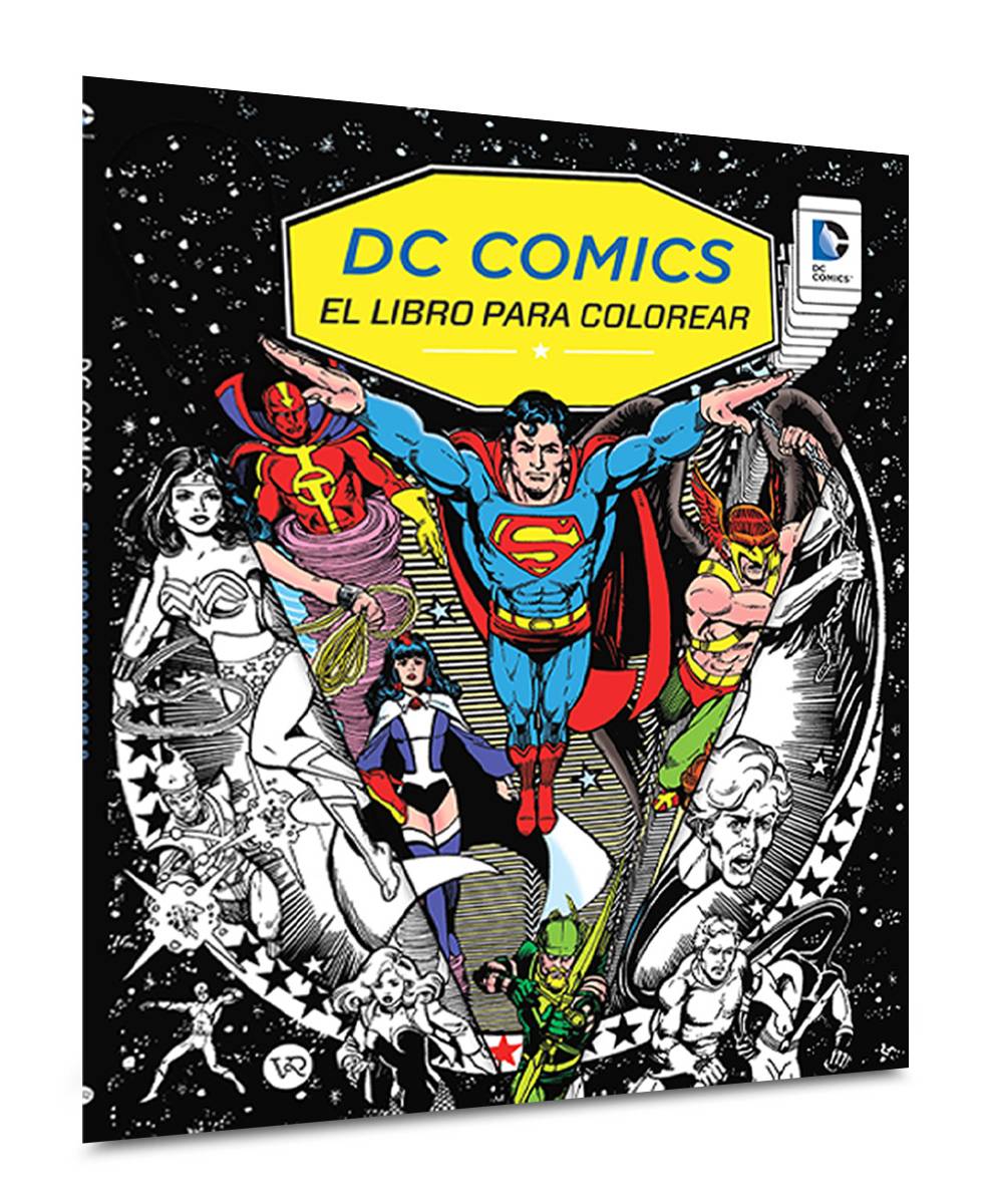 LIBRO COLOREAR VRE DC COMICS