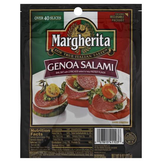 Margherita Genoa Salami