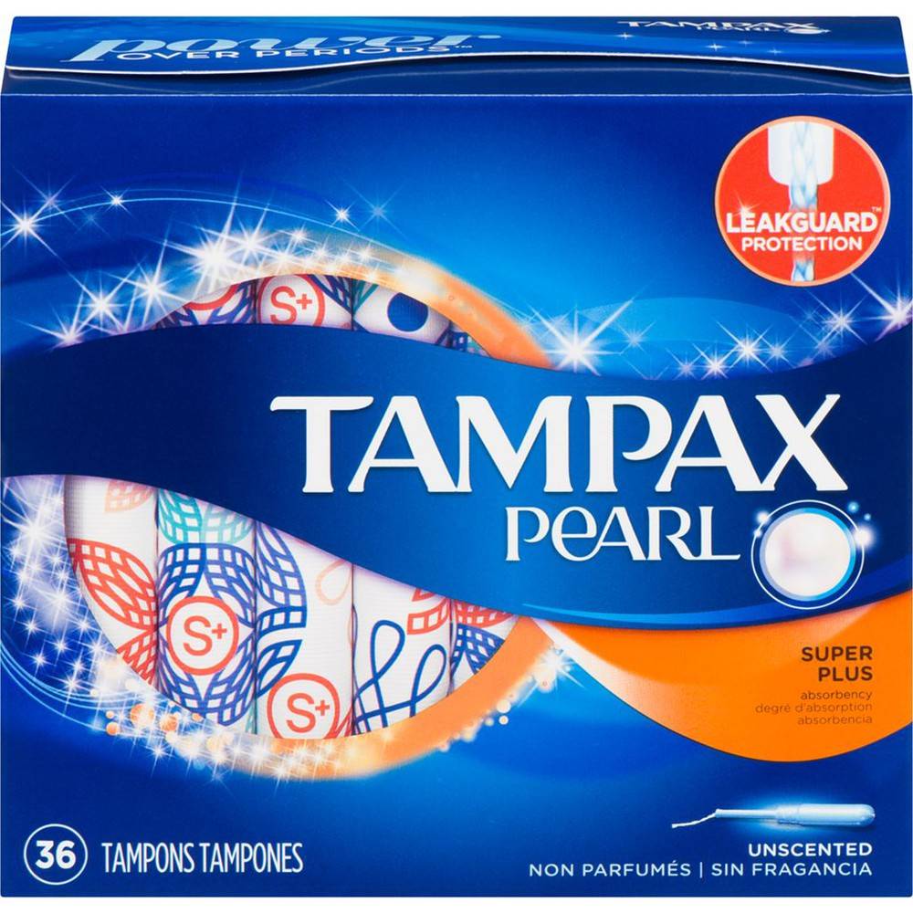 Tampax Pearl Tampons, Super Plus, Unscented (330 g)