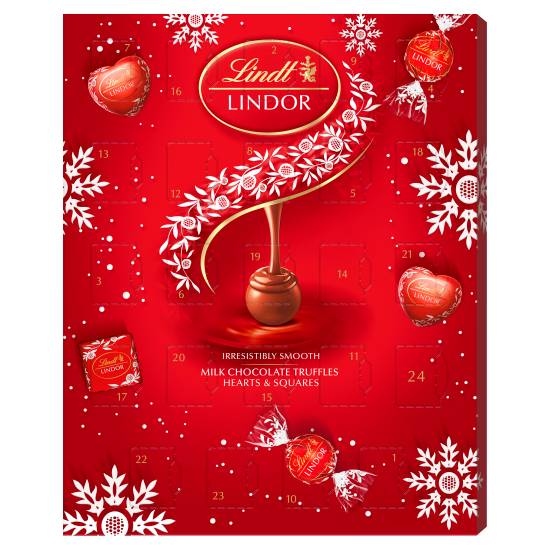 Lindt Lindor Milk Chocolate Truffles, Hearts & Square (300g)