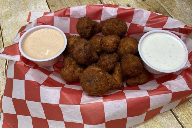 Order Breaded Mushrooms food online from Lindburgers store, Jupiter on bringmethat.com