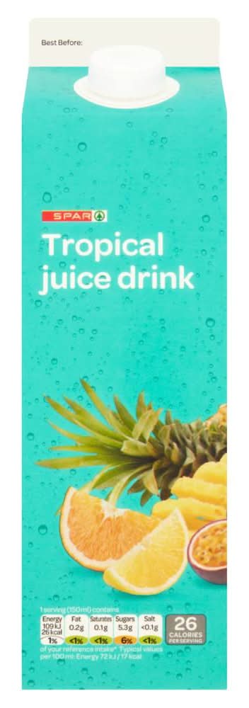 SPAR Tropical Juice Drink 1ltr