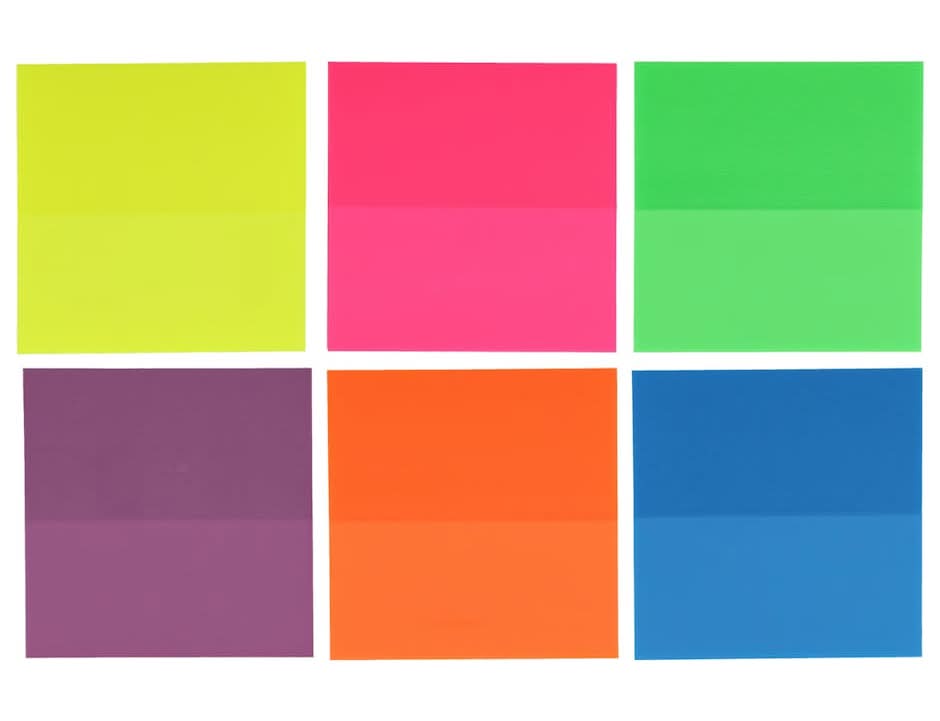 Jot Assorted Color Transparent Sticky Notes, 100-pc. Packs