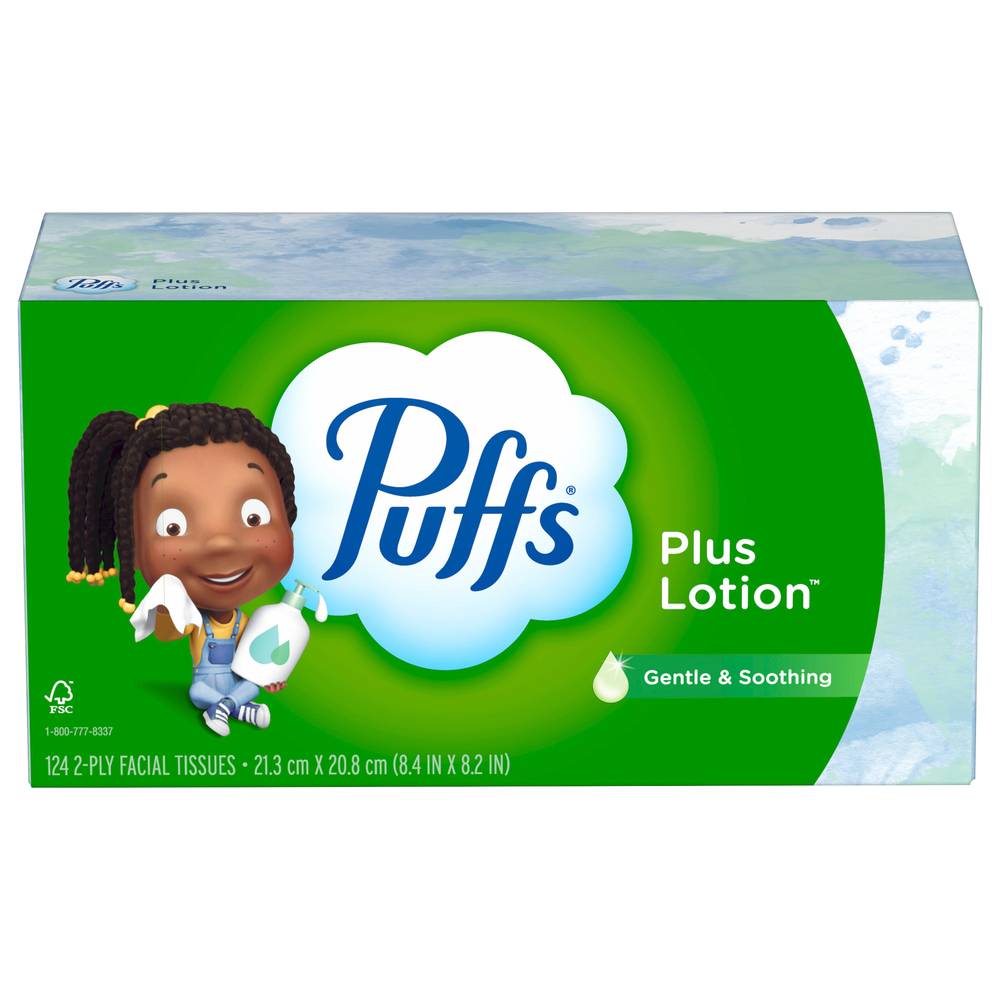 Puffs Plus Lotion Facial Tissue