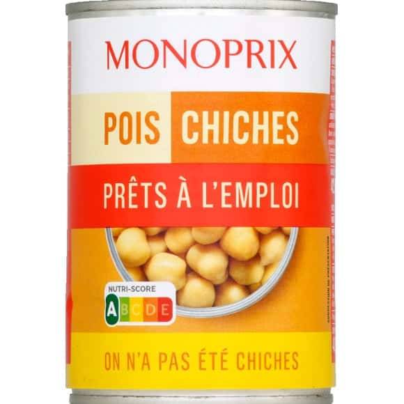 Monoprix Pois Chiches Prêts @ L Emploi La Boîte De 265G Net {Goutt{