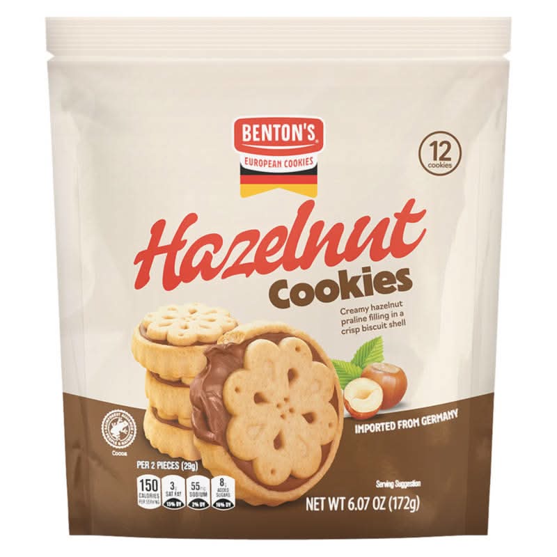 Benton's European Cookies, Hazelnut (6.07 oz, 12 ct)