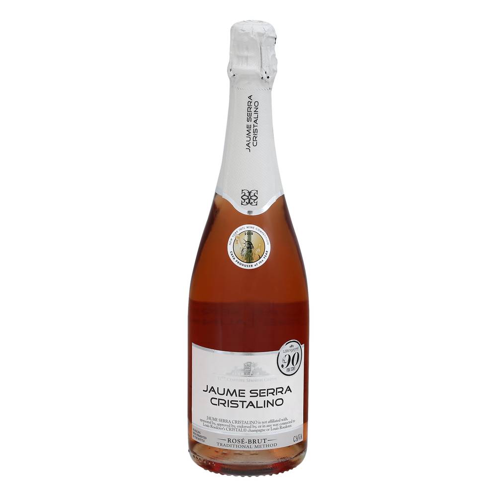 Jaume Serra Cristalino 90 Rosé Brut Cava (750 ml)