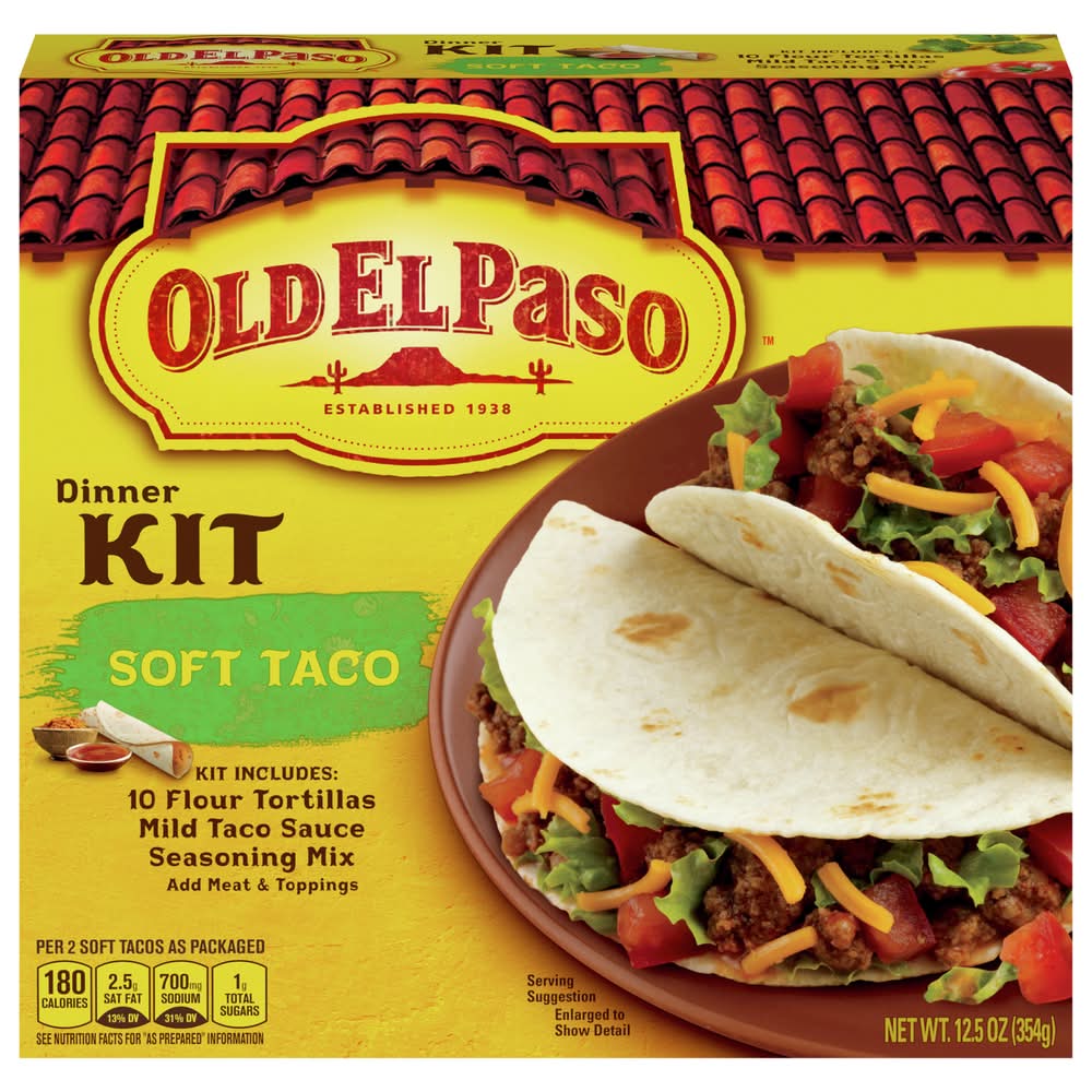 Old El Paso Soft Taco Dinner Kit (12.5 oz)