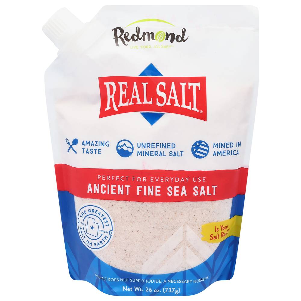 Redmond Real Ancient Fine Sea Salt (26 oz)