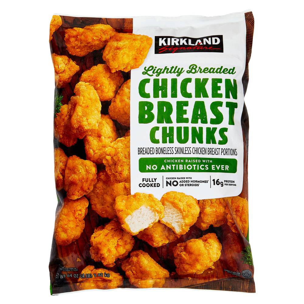 Kirkland Signature Lightly Breaded Chicken Breast Chunks