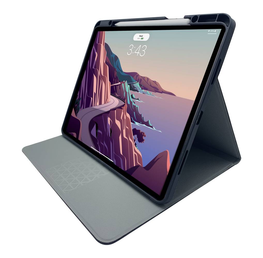 M-Edge Shockdrop Leather 11 Case For Ipad Pro 11, Black