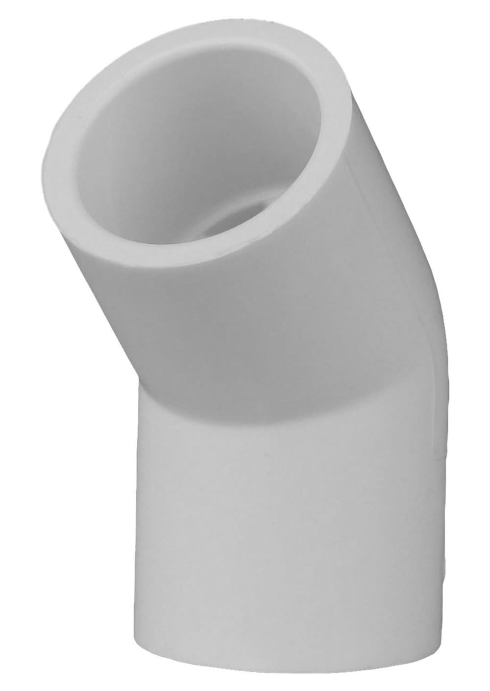 Charlotte Pipe Schedule 40 1/2 In. Slip X 1/2 In. D Slip Pvc 45 Degree Elbow 1 Pk