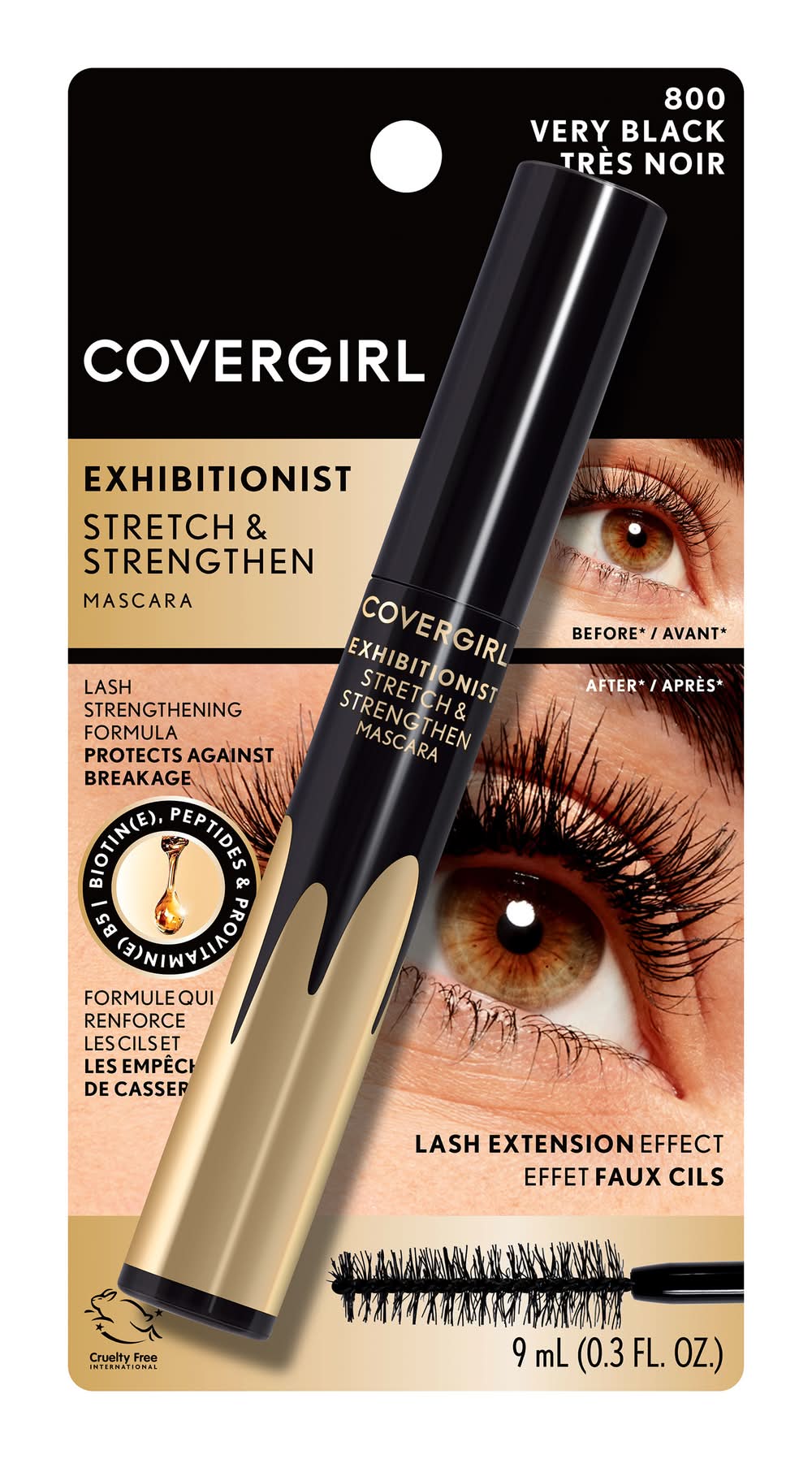 CoverGirl Very Black Stretch & Strengthen Mascara (9 ml)