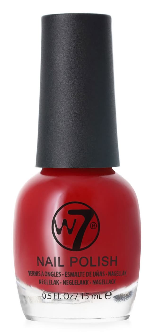 W7 Nail Polish, Red Devil