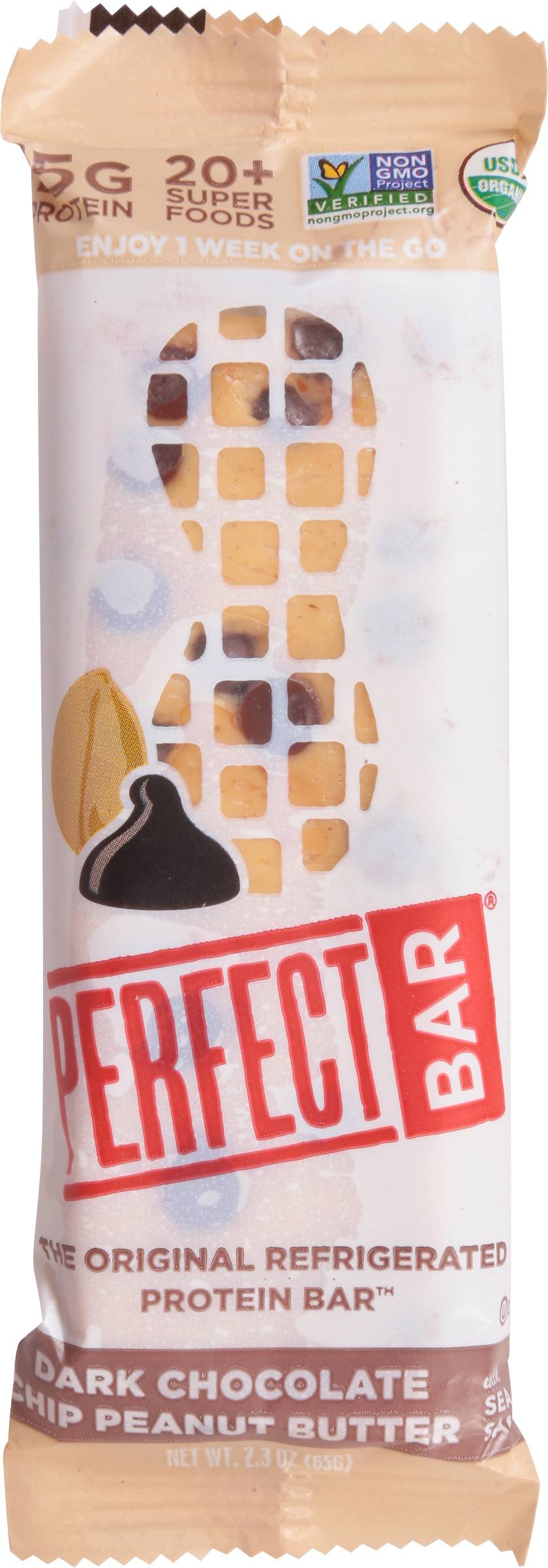 Perfect Bar Protein Bar (dark chocolate chip peanut butter)