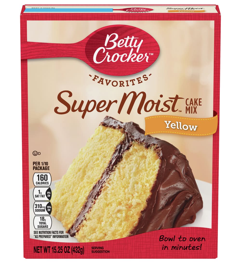 Betty Crocker Favorites Super Moist Yellow Cake Mix (15.25 oz)