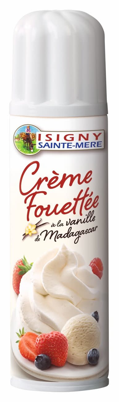 Isigny Sainte-Mère - Crème fouettée à la madagascar, vanille (250g)