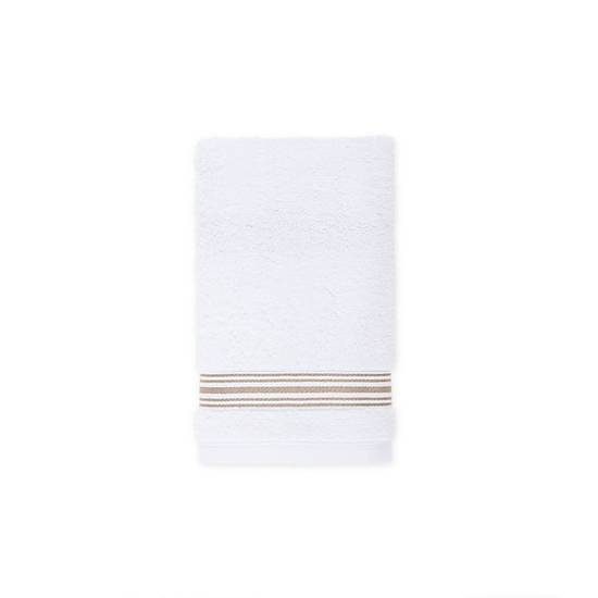 Nestwell™ Hygro Fashion Stripe Hand Towel in Feather Tan