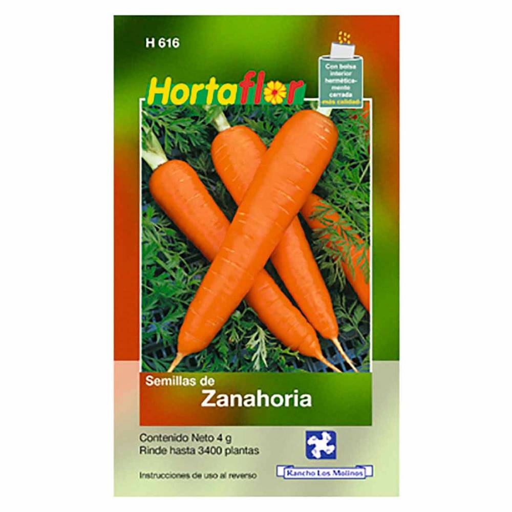 Hortaflor · Semillas de zanahoria (4 g)