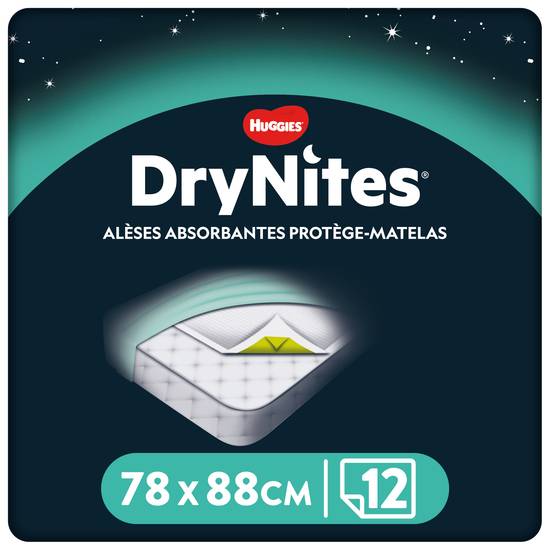 Huggies - Drynites alèses absorbantes jetables (12 pièces)