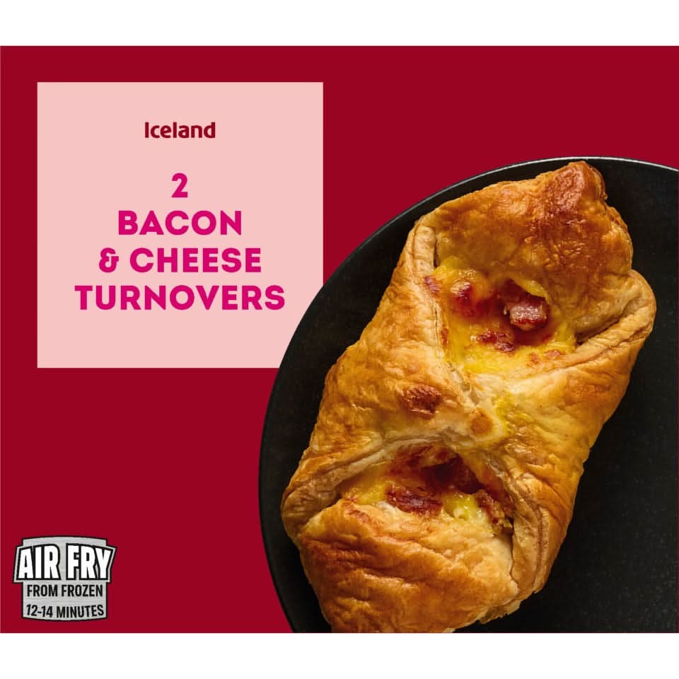 Iceland Bacon & Cheese, Turnovers (2 pack)