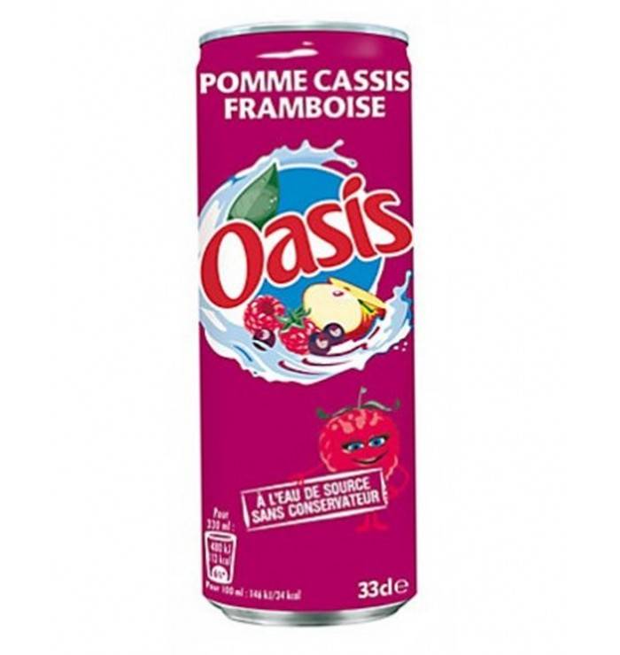Oasis pomme cassis 33cl