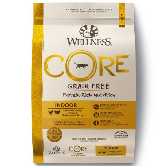 Wellness Core Grain Free Chicken & Turkey Indoor Cat Food